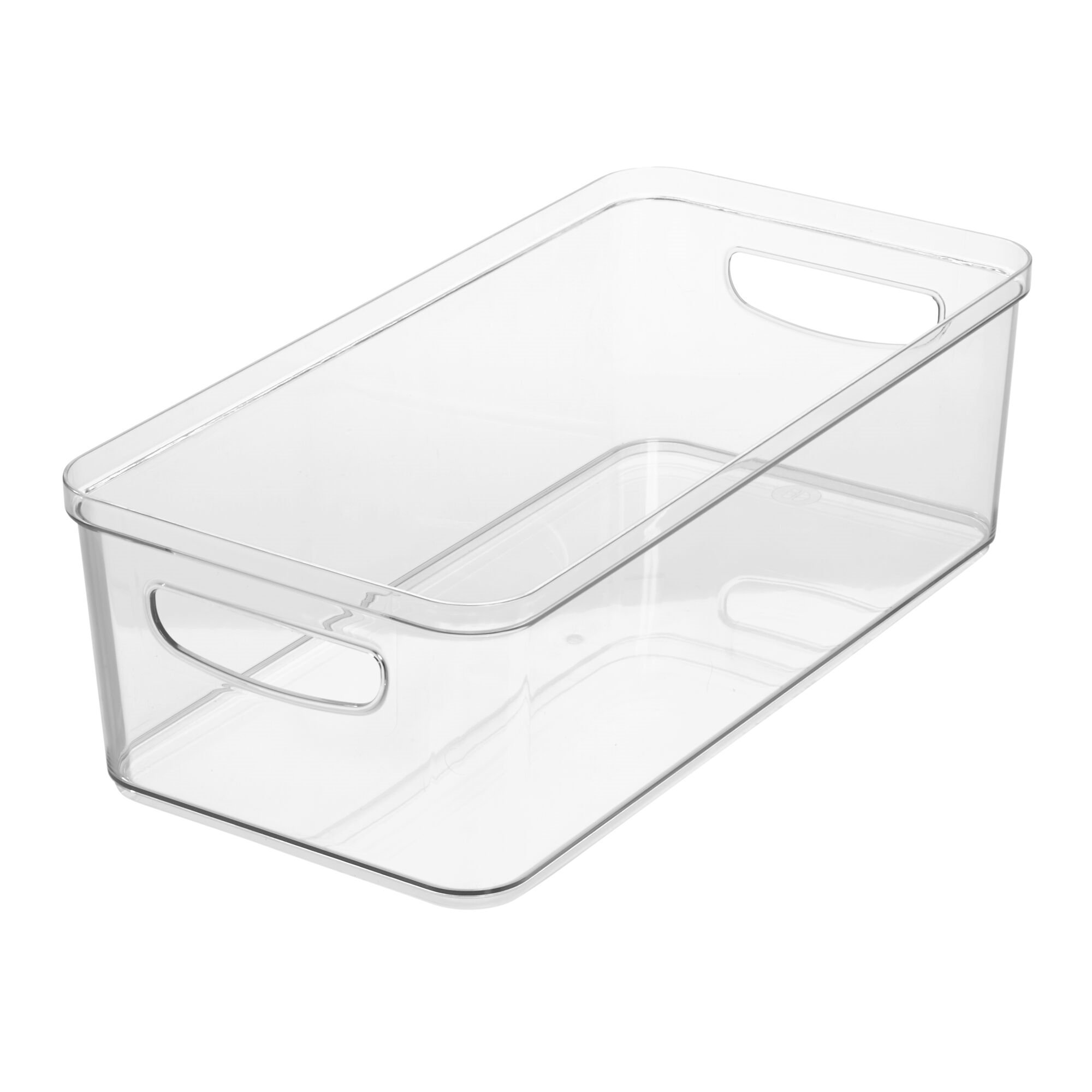 iDesign Crisp Fridge and Pantry Storage Organizer Bin with Handles